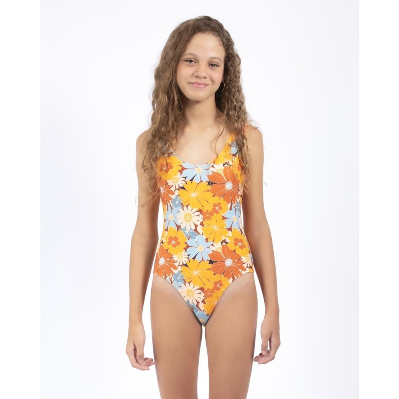 Maiô Rip Curl Sunrise Session Girl One Piece - Infantil - Foto 1