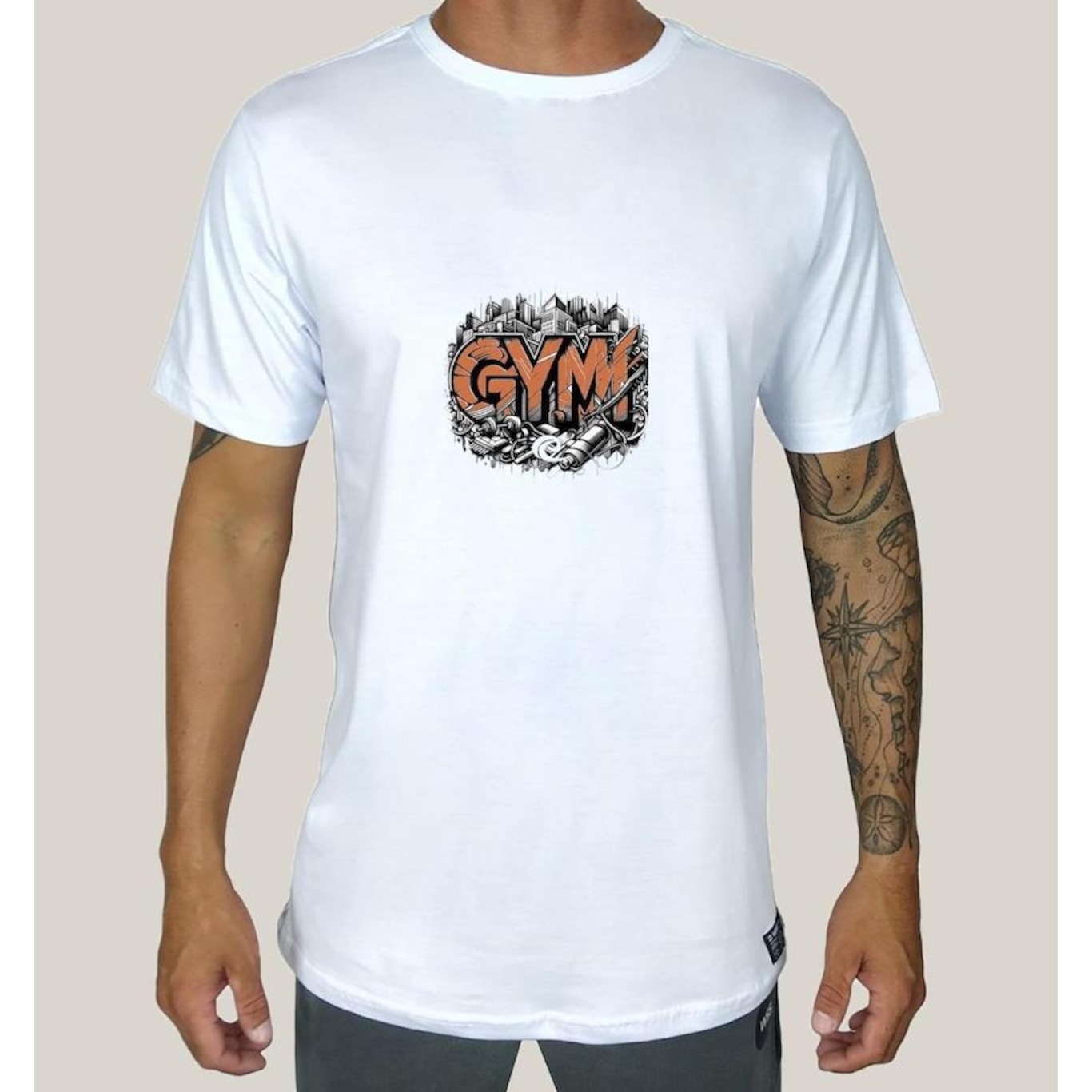 Camiseta WSS Brasil Algodão Prime Gym Street - Masculina - Foto 1