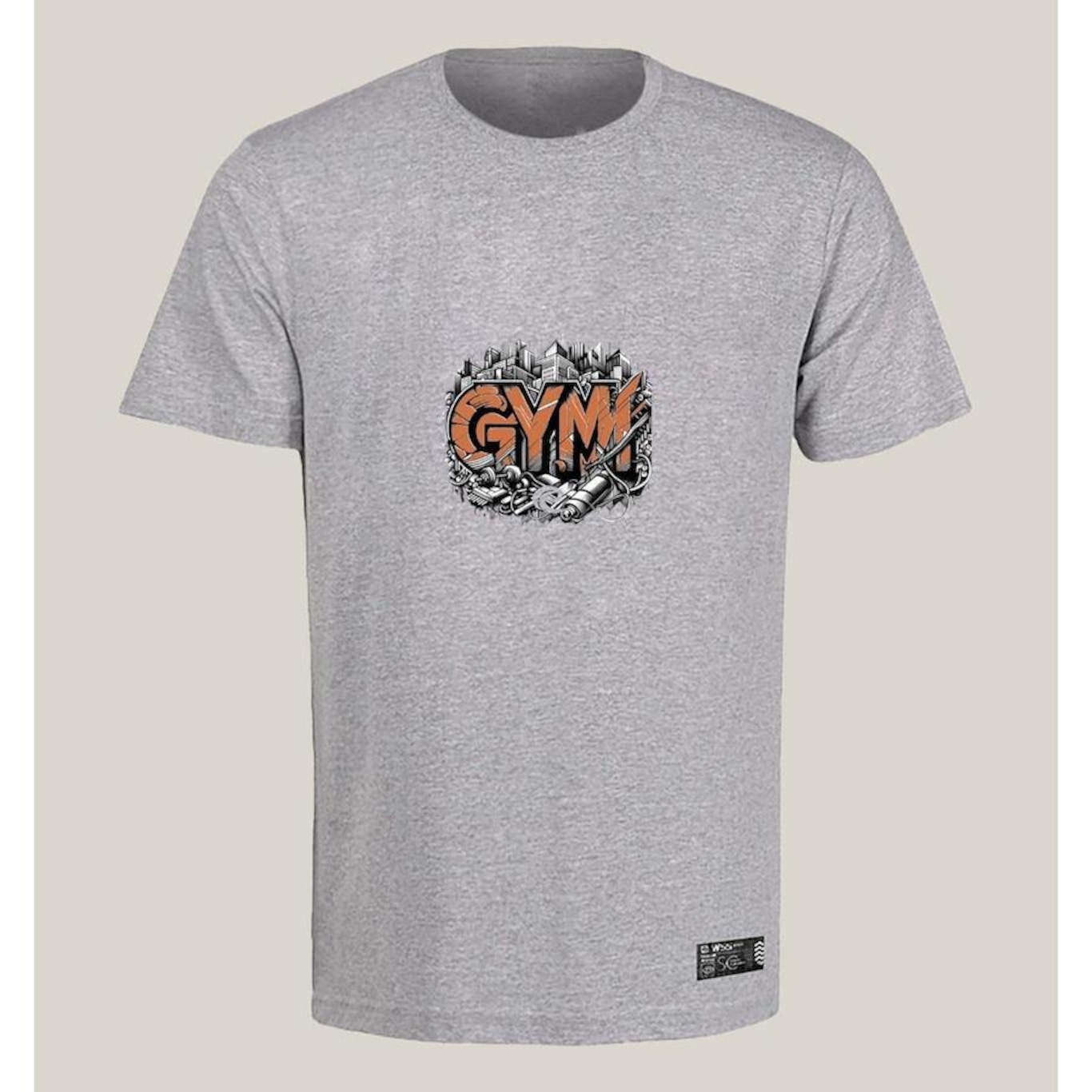 Camiseta WSS Brasil Algodão Prime Gym Street - Masculina - Foto 1