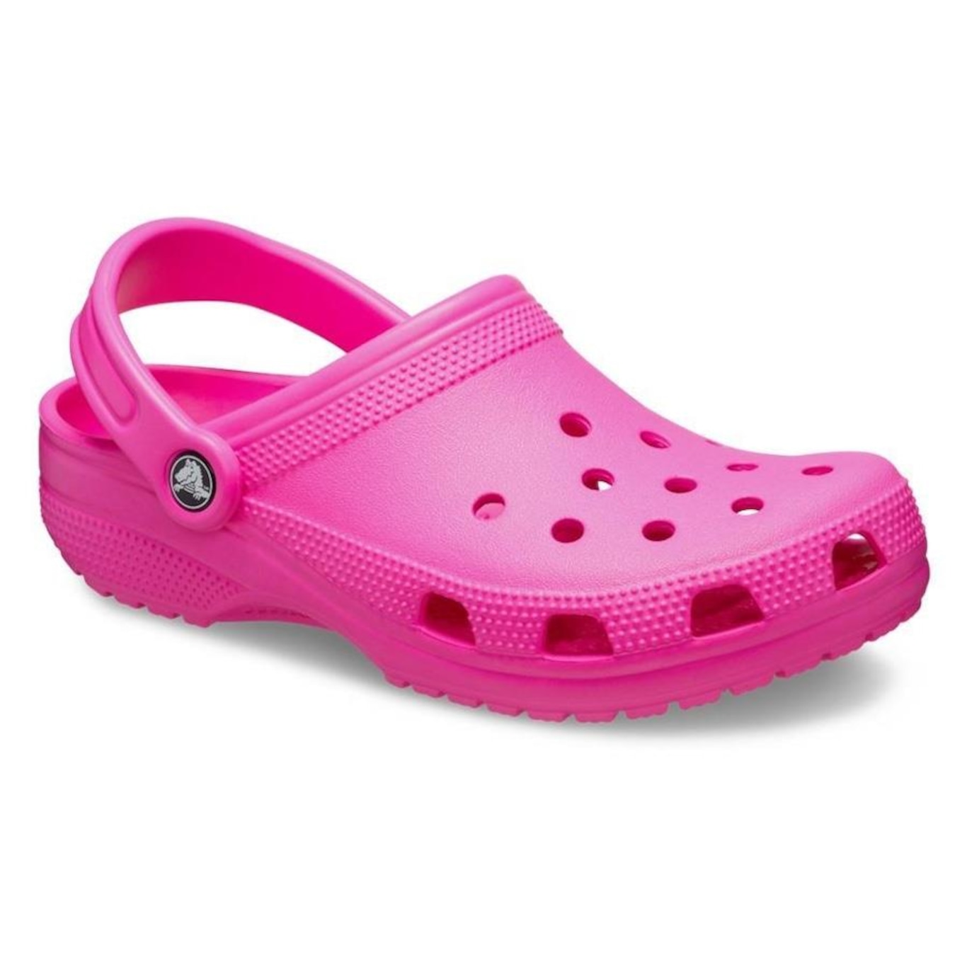 Sandália Crocs Classic Pink Crush - Unissex - Foto 2