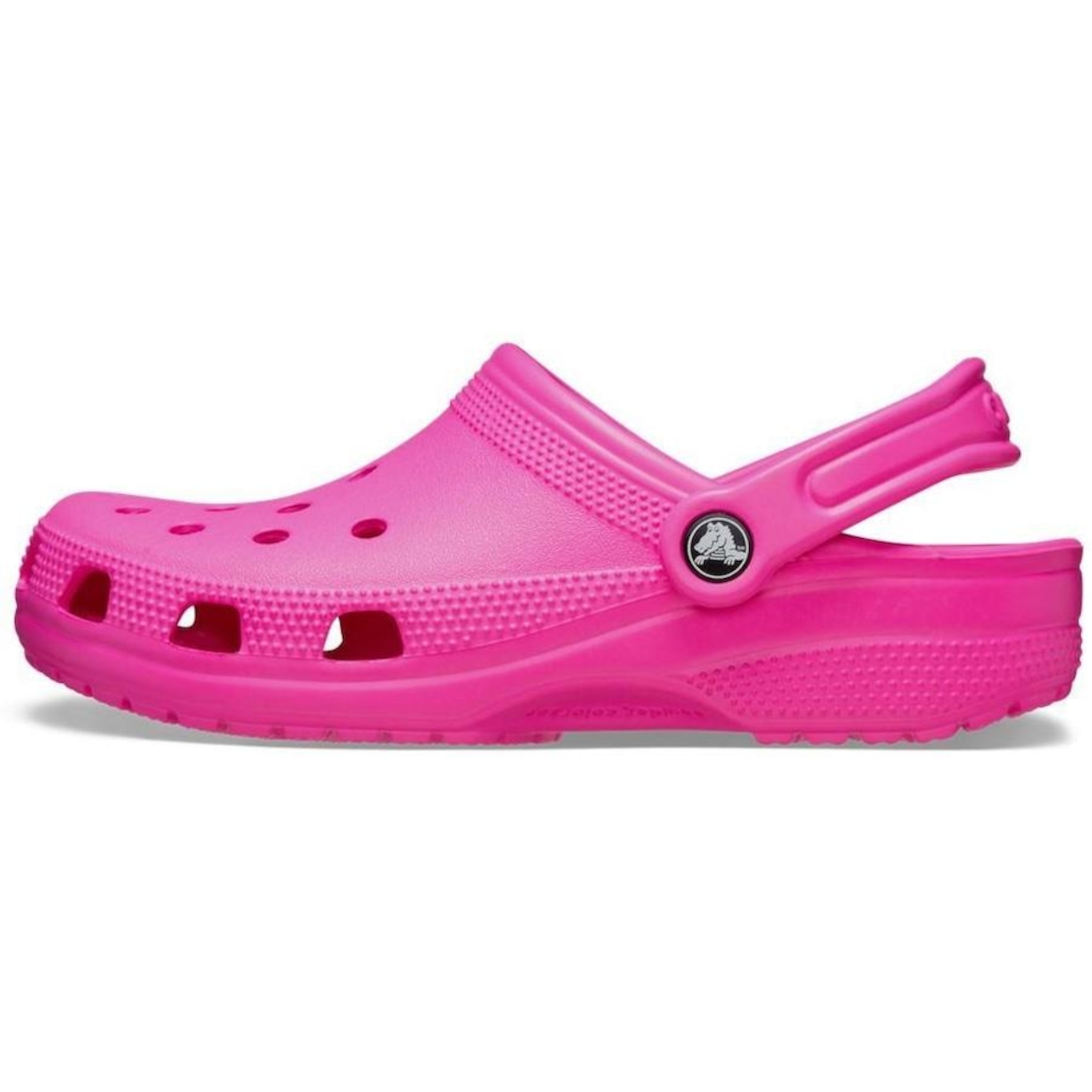 Sandália Crocs Classic Pink Crush - Unissex - Foto 3