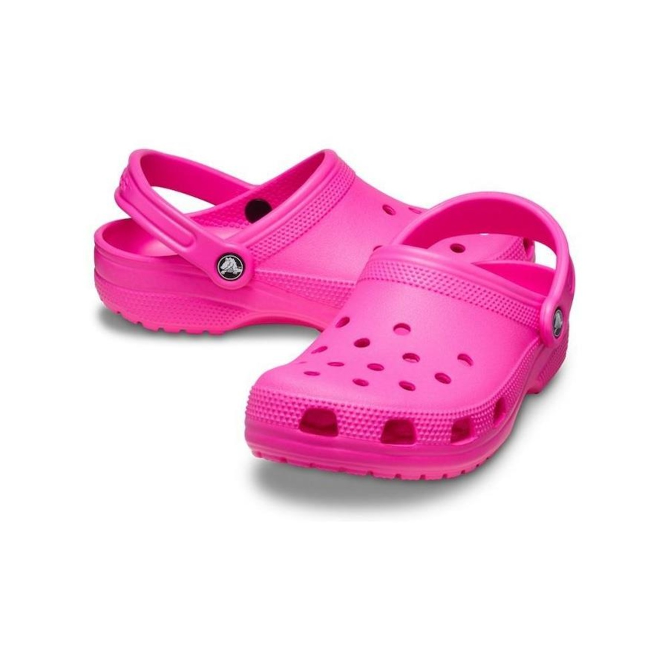 Sandália Crocs Classic Pink Crush - Unissex - Foto 4