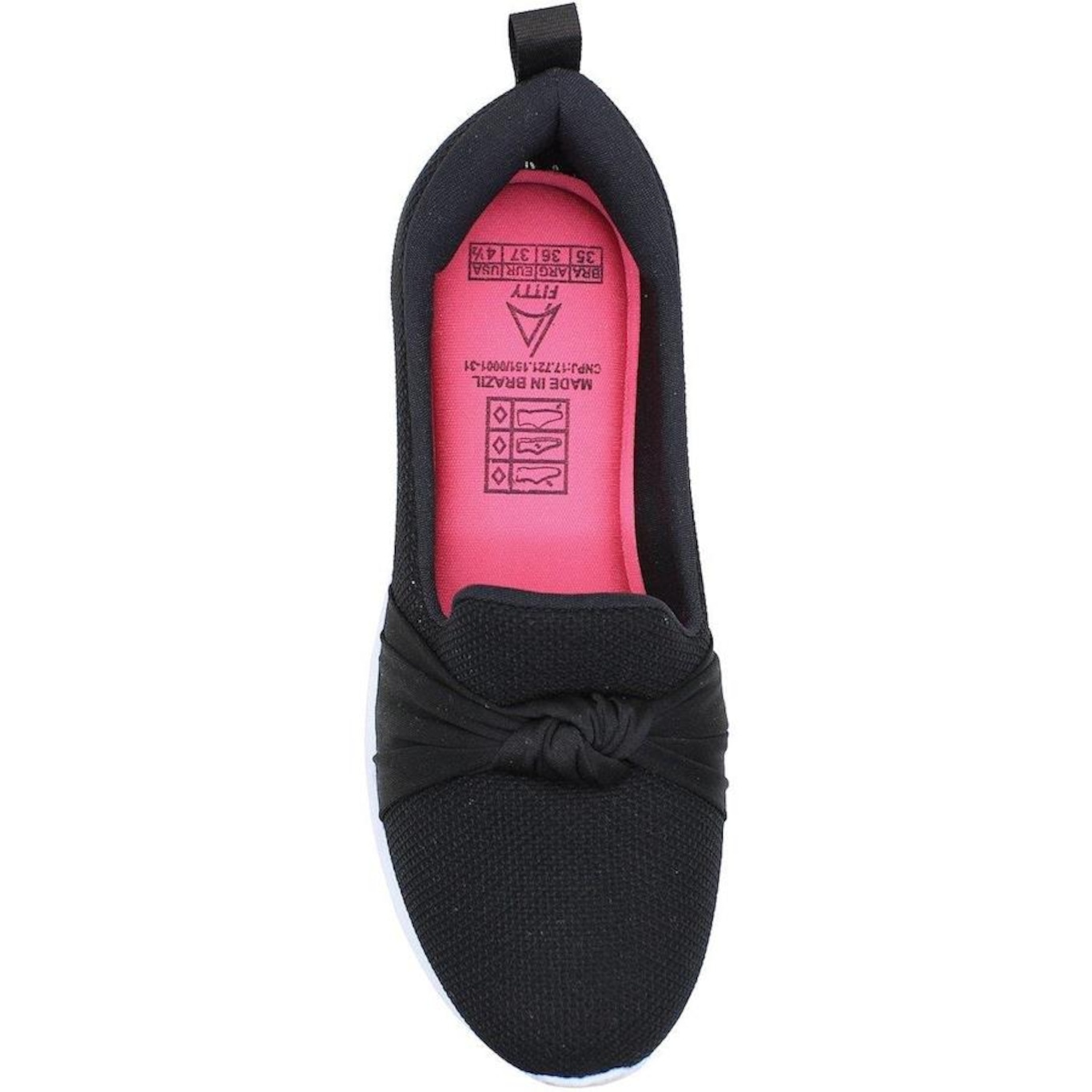 Tênis Slip On La Fitty Nózinho Esportivo - Feminino - Foto 3