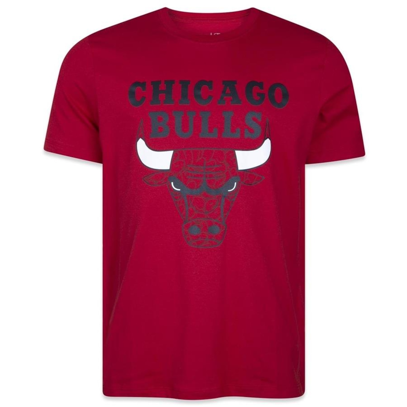 Camiseta New Era Regular Nba Chicago Bulls World Of Logos - Masculina - Foto 1