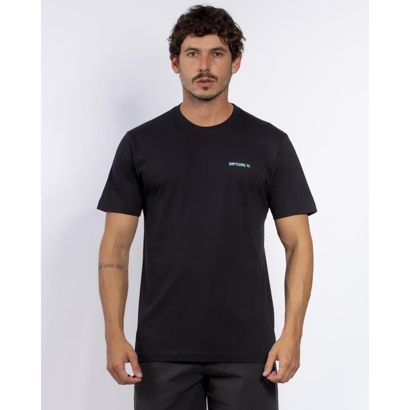 Camiseta Rip Curl Brand Logo - Masculina - Foto 1