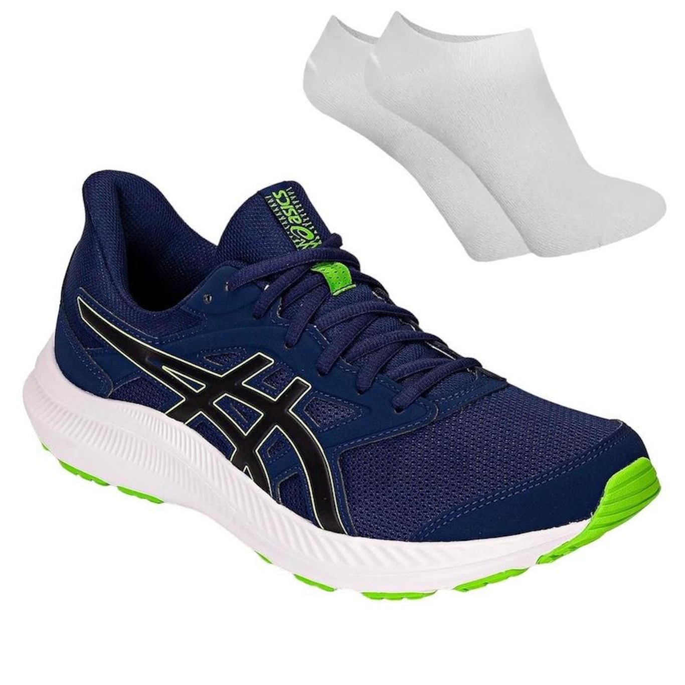 Kit Tênis Asics Jolt 4 Masculino + Par de Meia - Foto 1