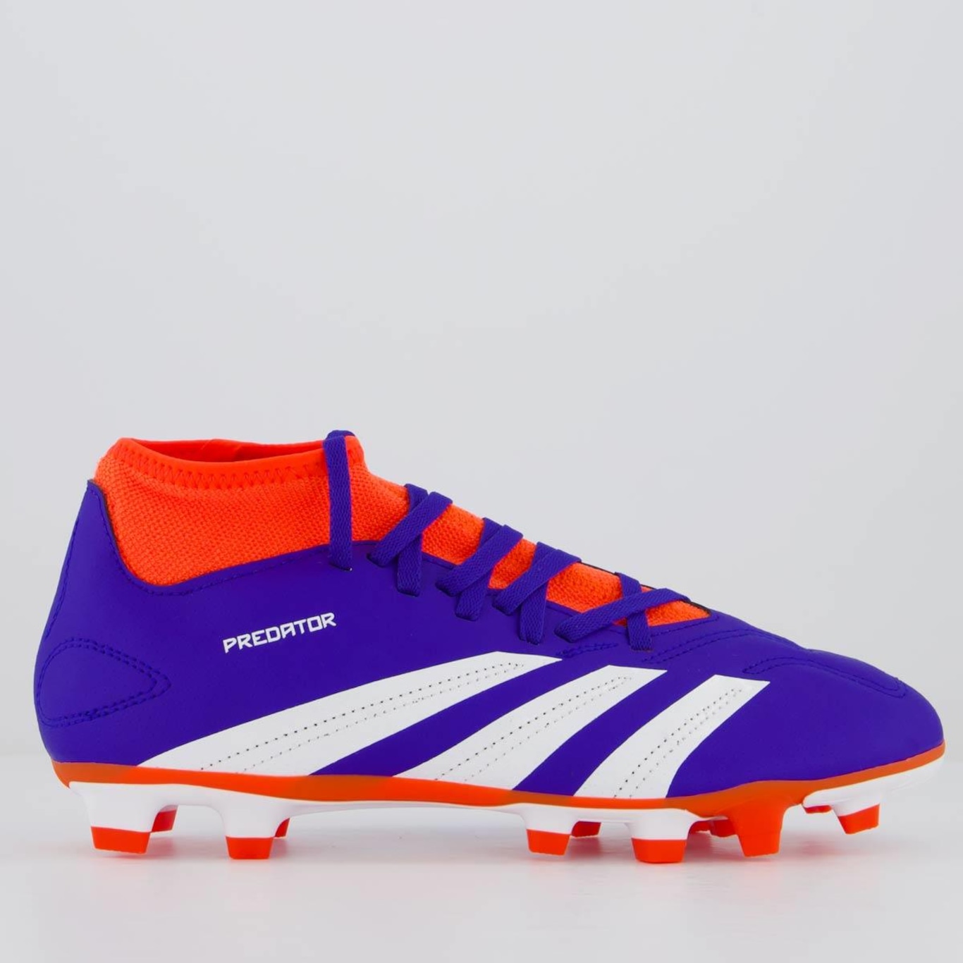 Chuteira de Campo adidas Predator Club Sock Fxg - Adulto - Foto 1