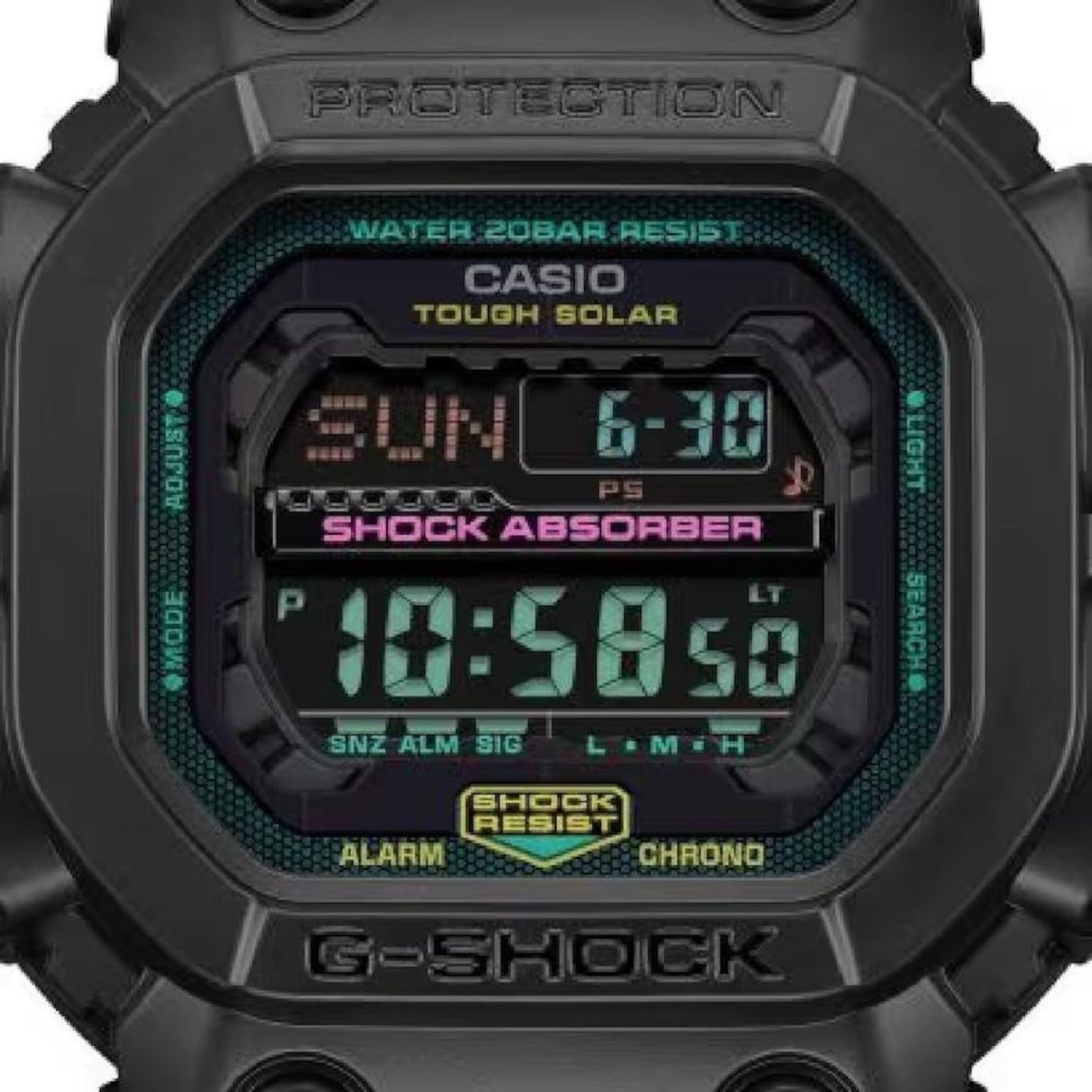 Relógio Casio G-Shock Gx-56Mf-1Dr The King Tough Solar Unissex - Foto 2