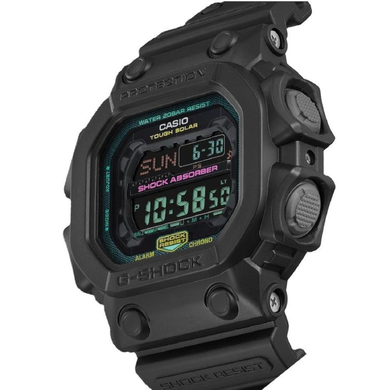 Relógio Casio G-Shock Gx-56Mf-1Dr The King Tough Solar Unissex - Foto 4