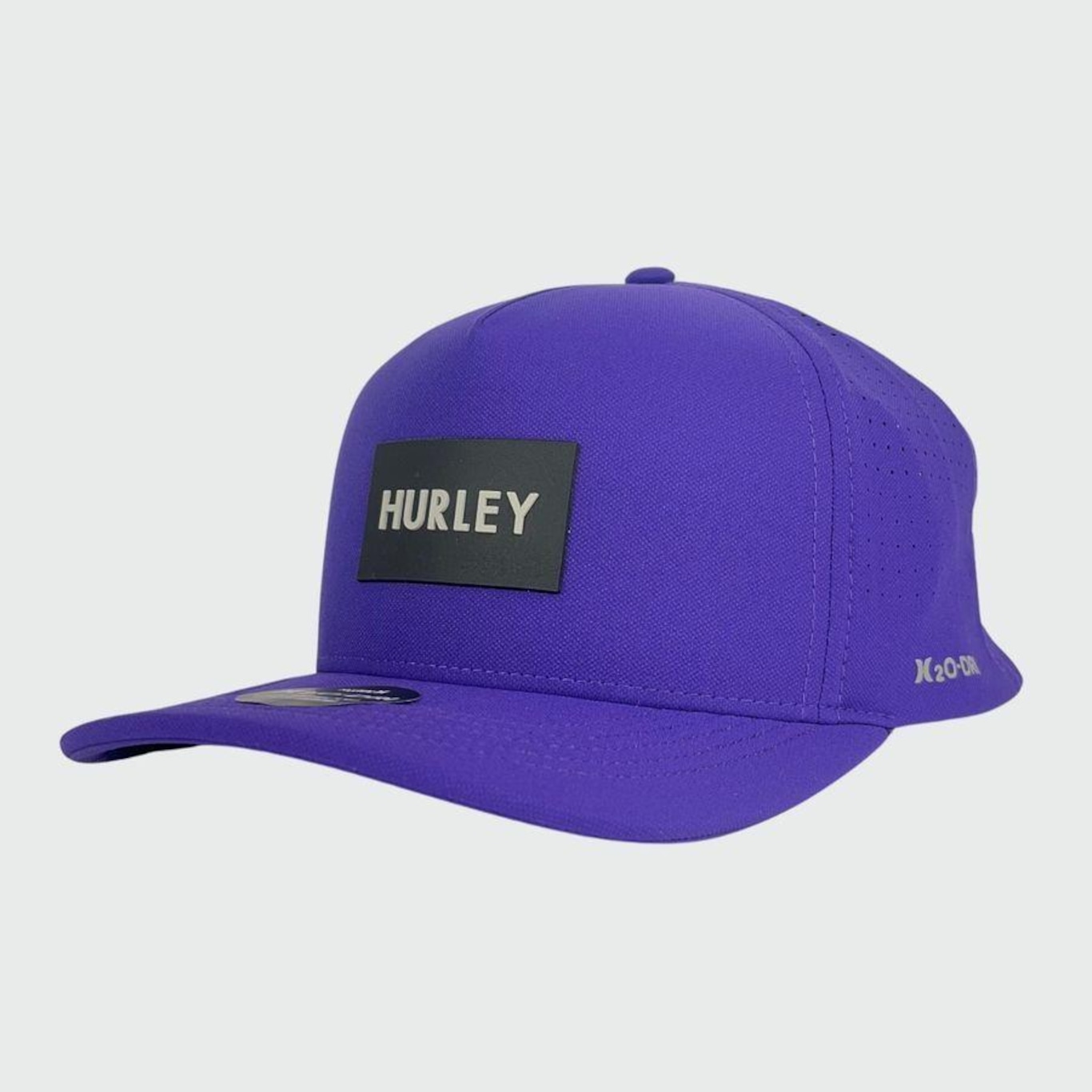 Boné Aba Curva Hurley Plate - Snapback - Adulto - Foto 1