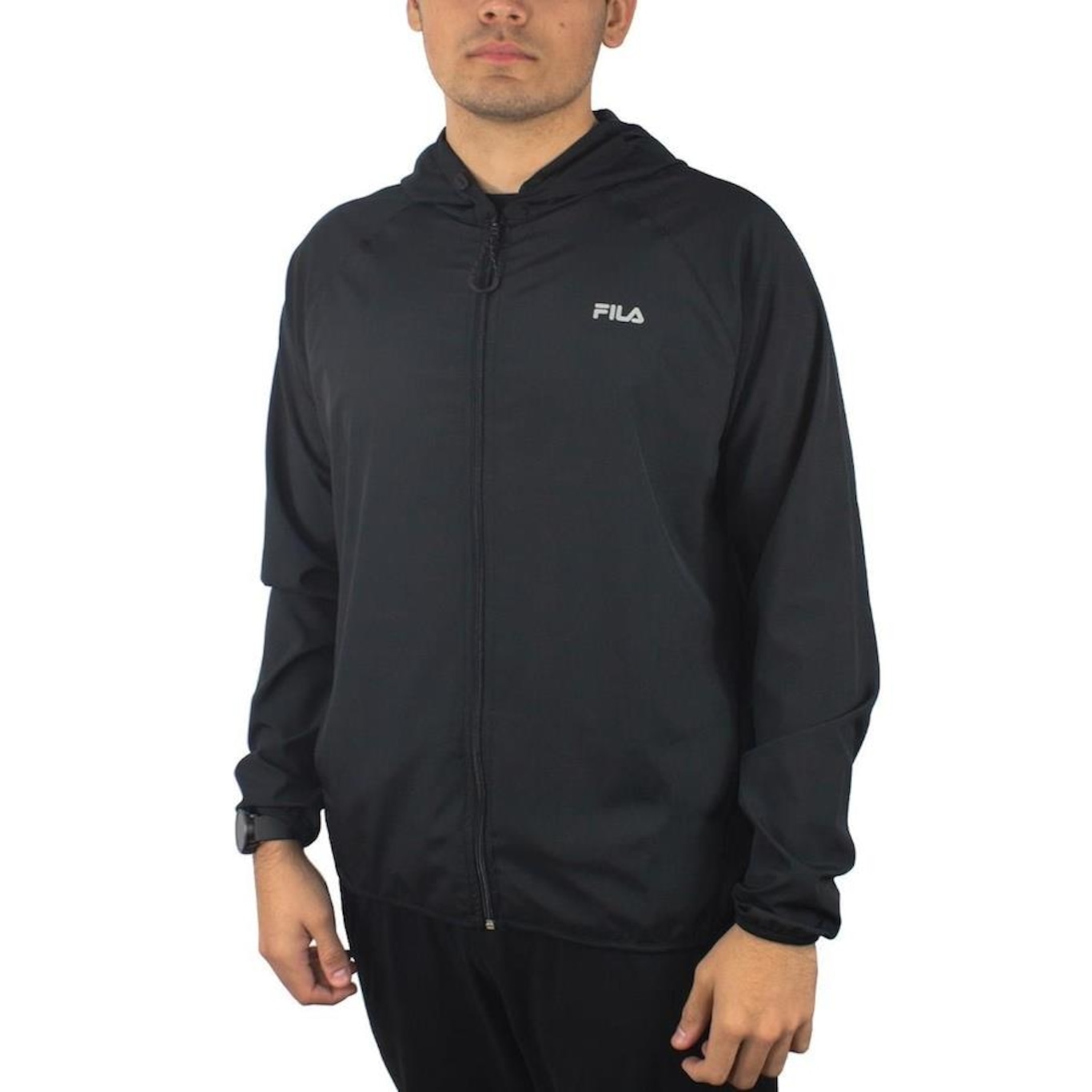 Jaqueta com Capuz Fila Essential Trainning - Masculina - Foto 1