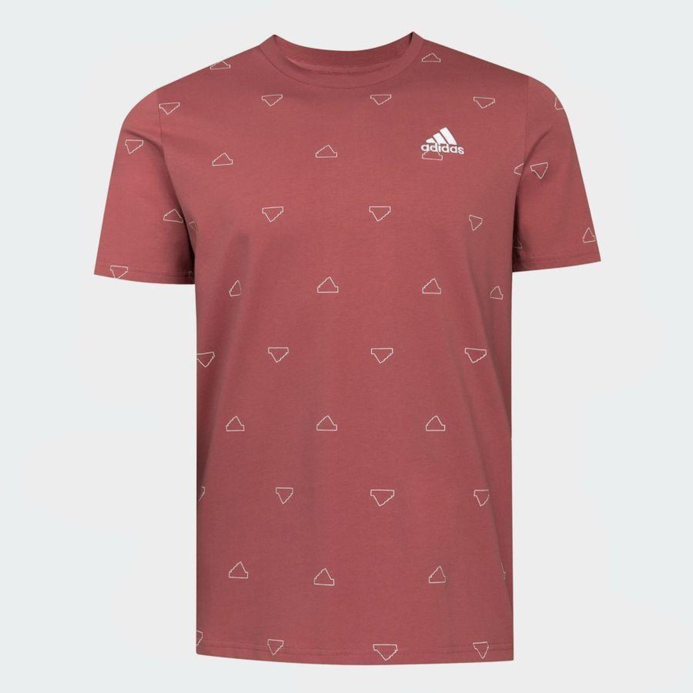 Camiseta Estampada Seasonal Essentials Monogram adidas - Masculina - Foto 2