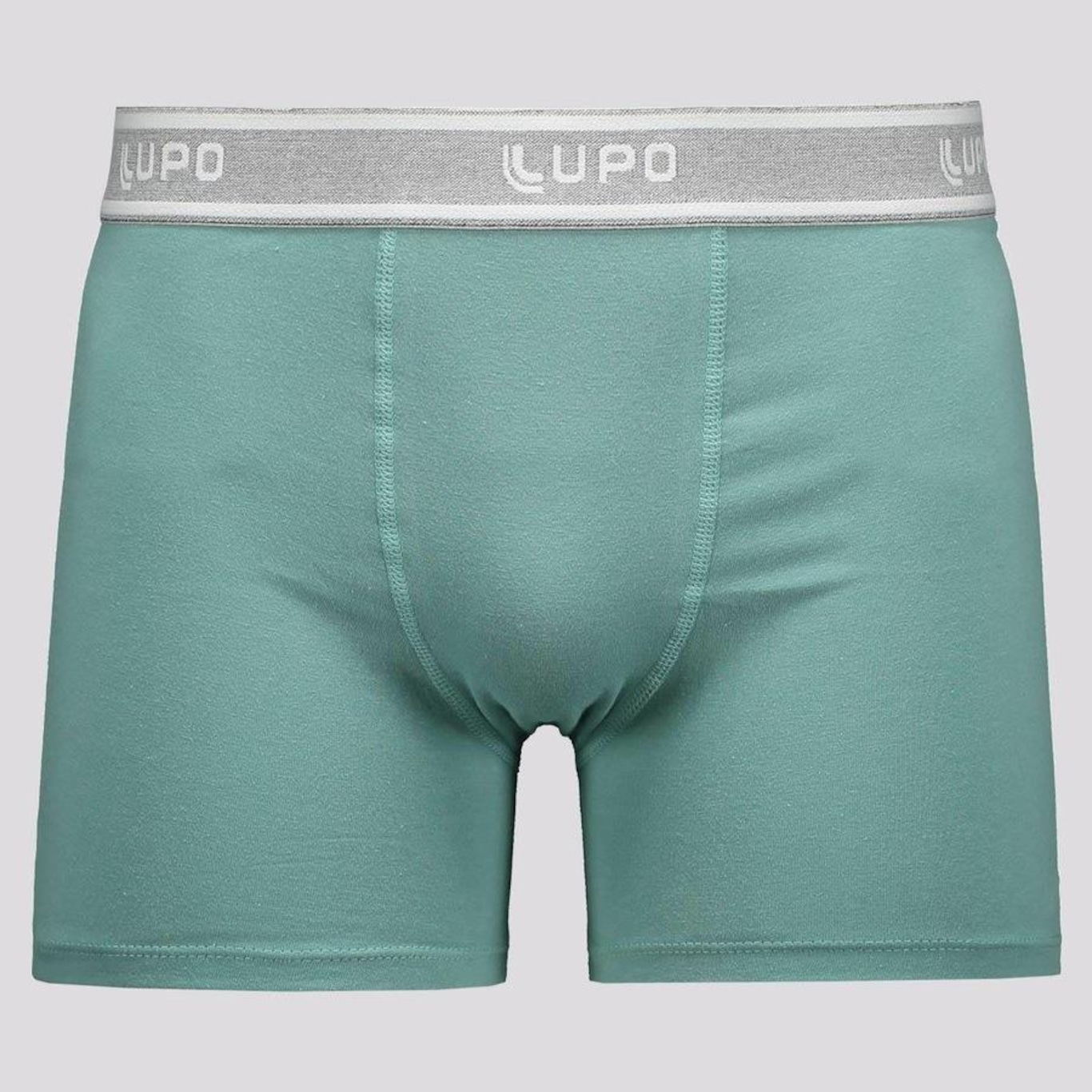 Cueca Boxer Lupo Basic Algodão com Elastano - Masculina - Foto 1