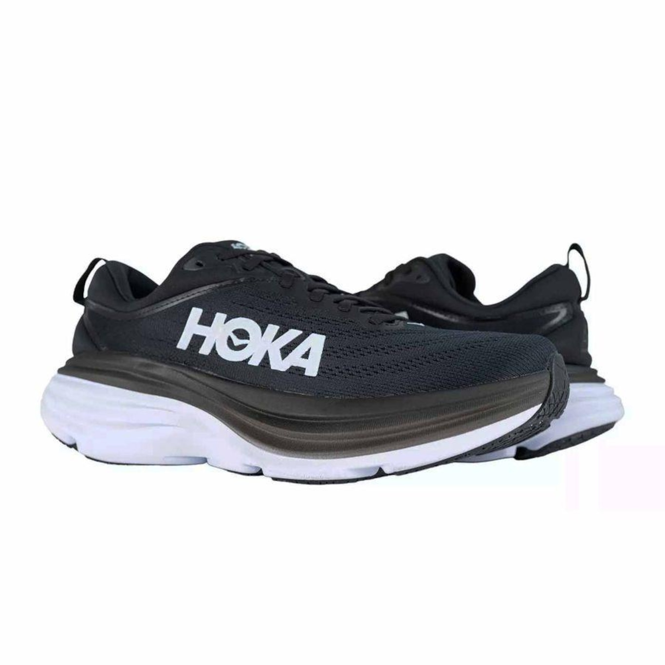 Tênis Hoka Bondi 8 1123202-Bwht - Masculino - Foto 3