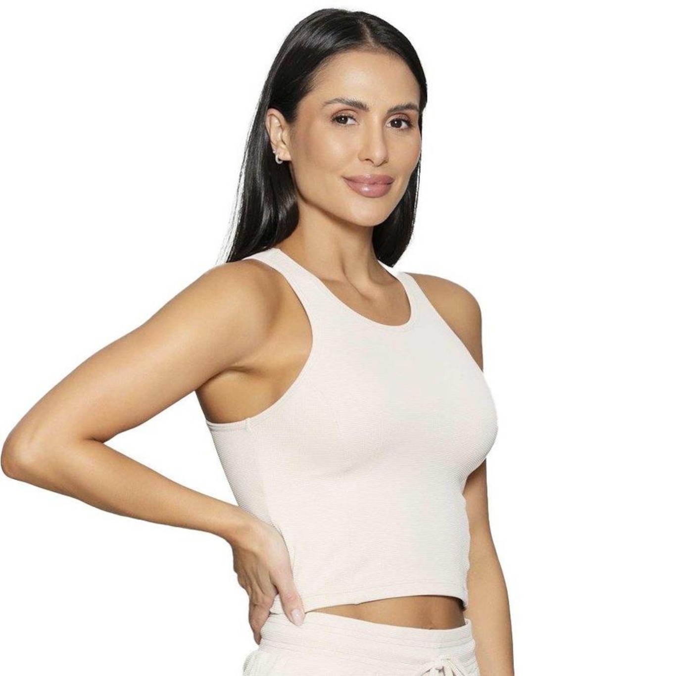 Blusa Cropped Run More Hit - Feminino - Foto 3