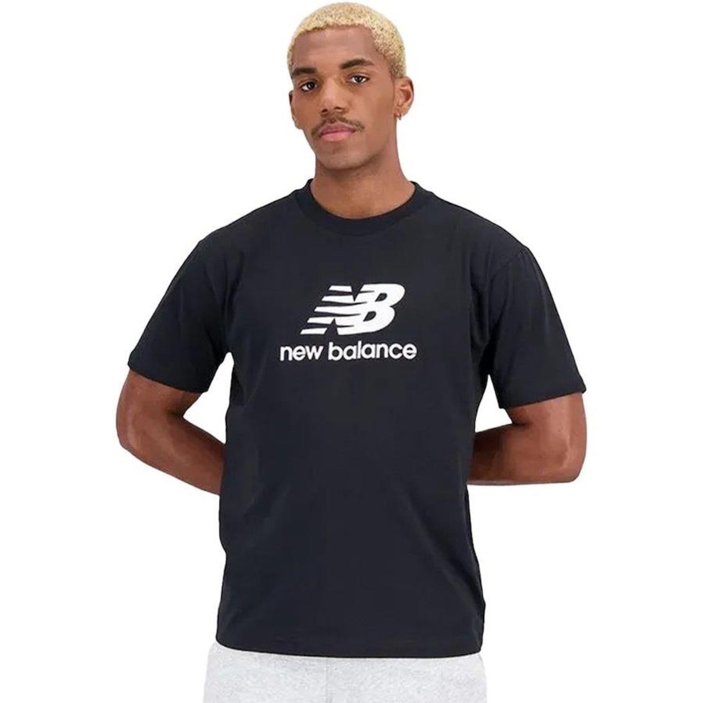 Camiseta New Balance Essentials - Masculina - Foto 1