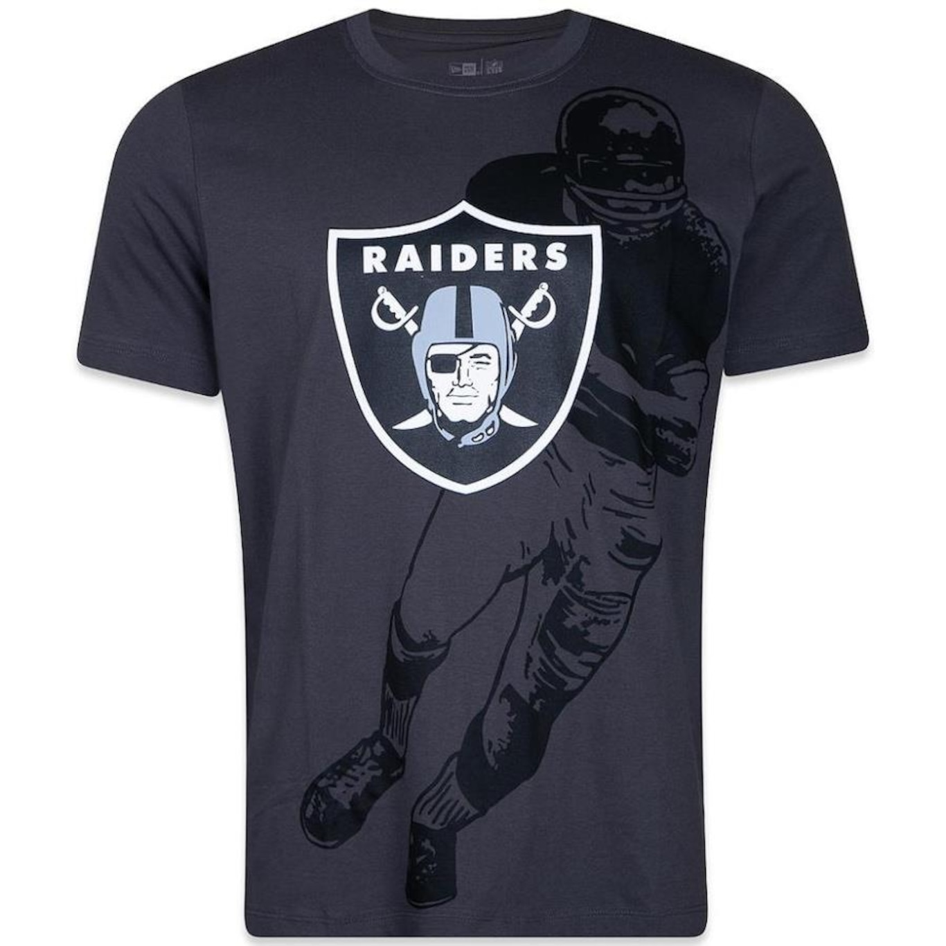 Camiseta New Era Las Vegas Raiders World Of Logos - Masculina - Foto 1