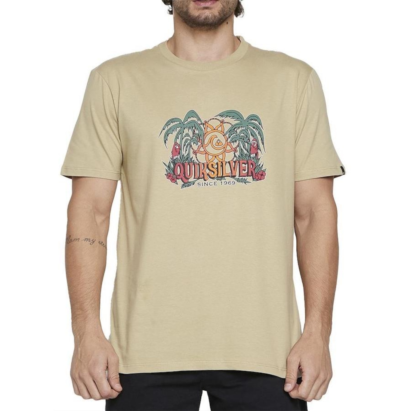 Camiseta Quiksilver Dala Jungle - Masculina - Foto 1