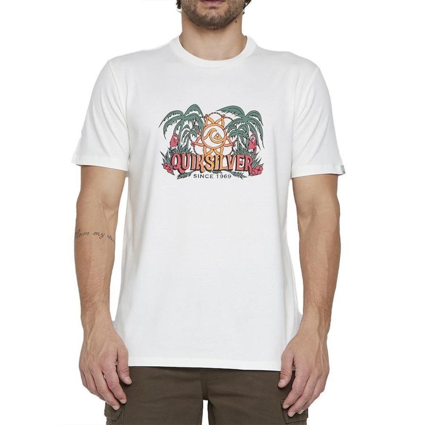 Camiseta Quiksilver Dala Jungle - Masculina - Foto 1