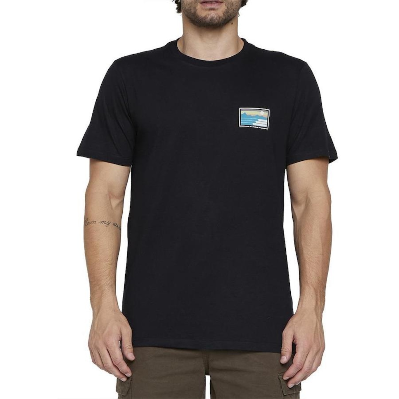 Camiseta Quiksilver Land And Sea - Masculina - Foto 1