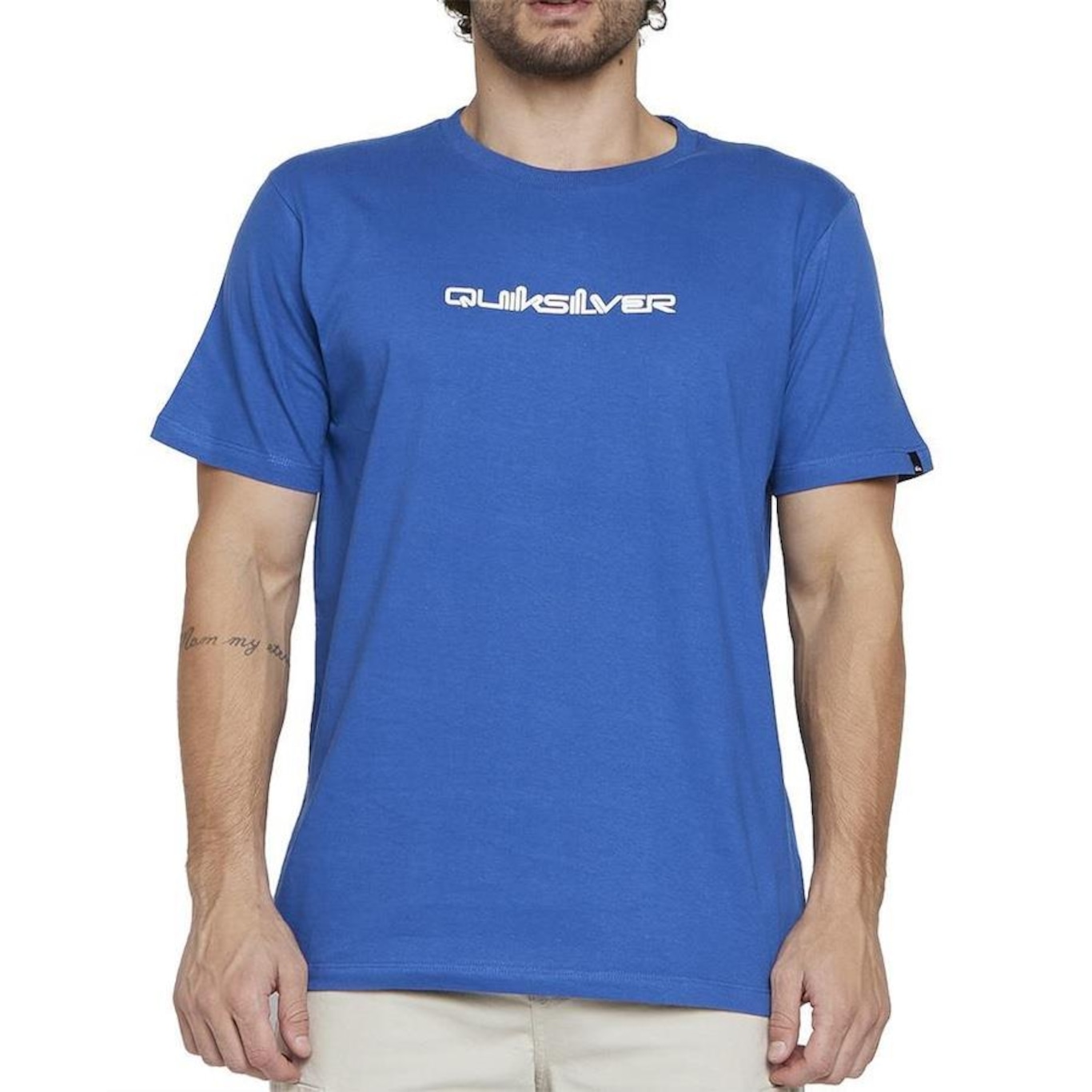 Camiseta Quiksilver Omni Font - Masculina - Foto 1