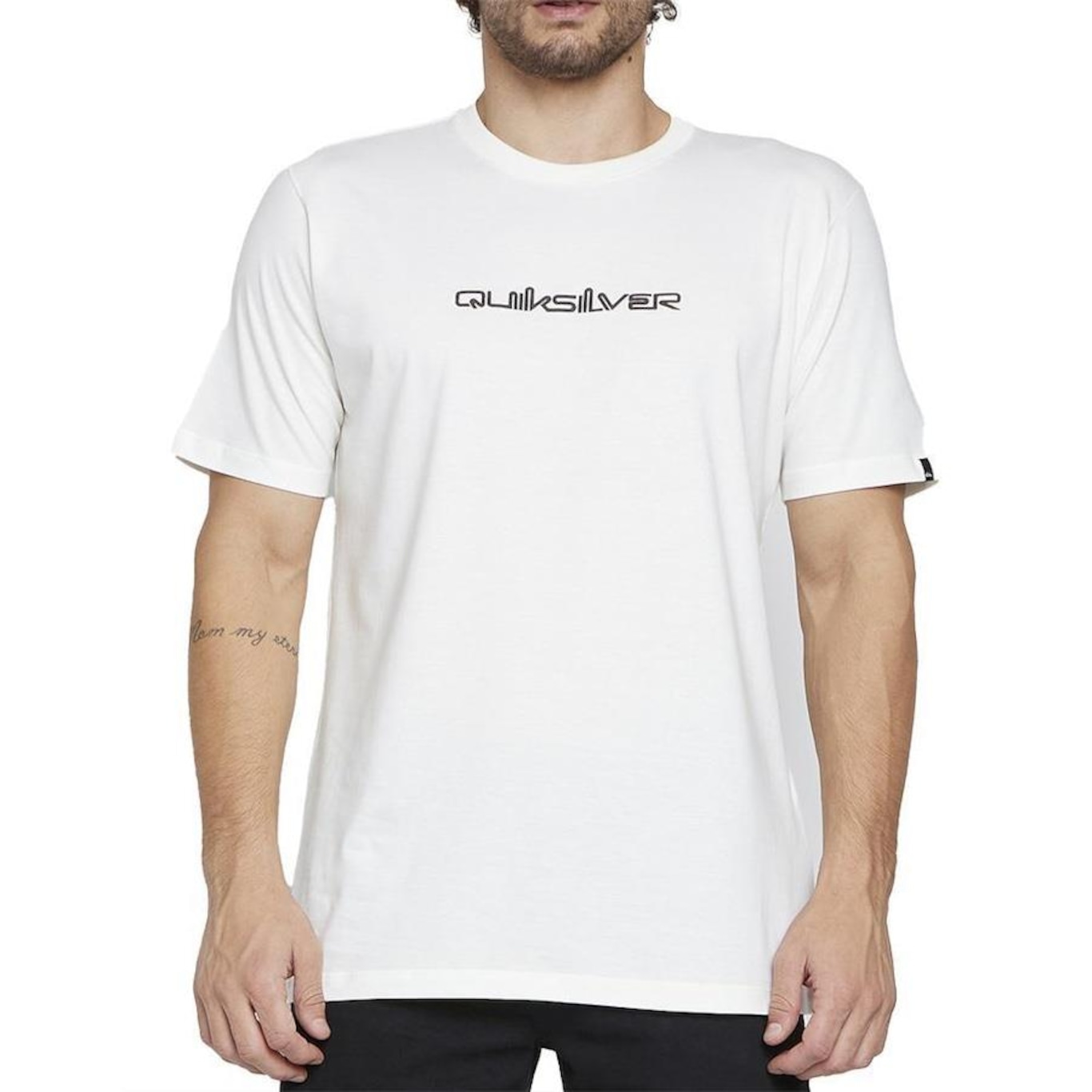 Camiseta Quiksilver Omni Font - Masculina - Foto 1