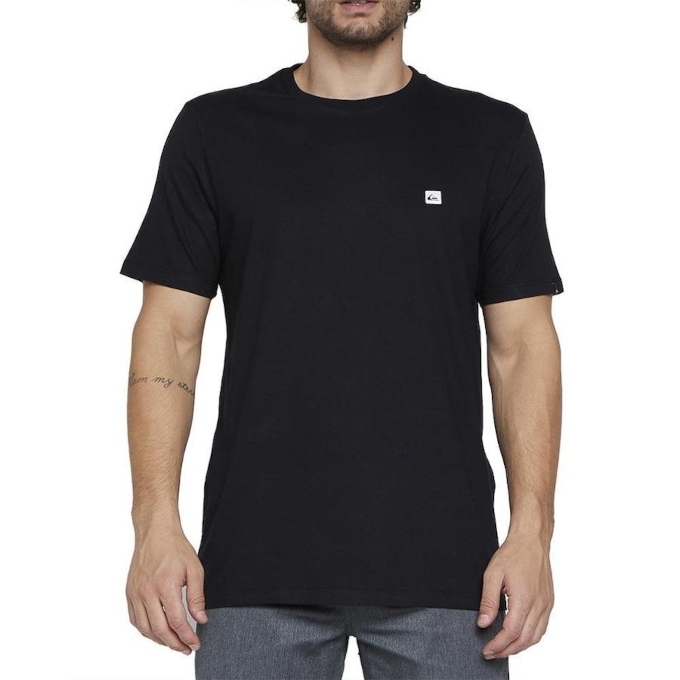 Camiseta Quiksilver Transfer Square - Masculina - Foto 1