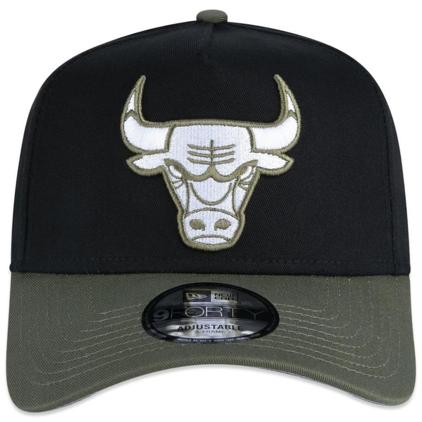 Boné Aba Curva New Era 940 A-Frame Chicago Bulls Dual Color - Snapback - Adulto - Foto 3