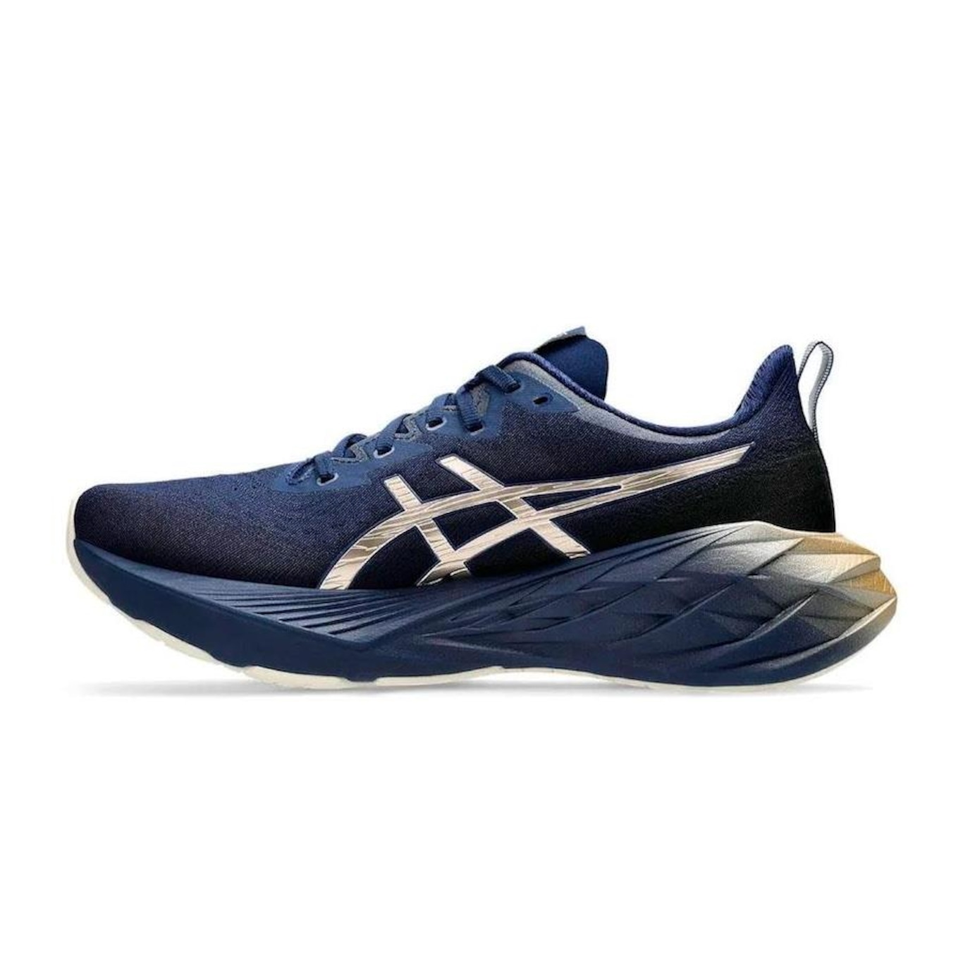 Tênis ASICS Novablast 4 Platinum Masculino - Foto 1