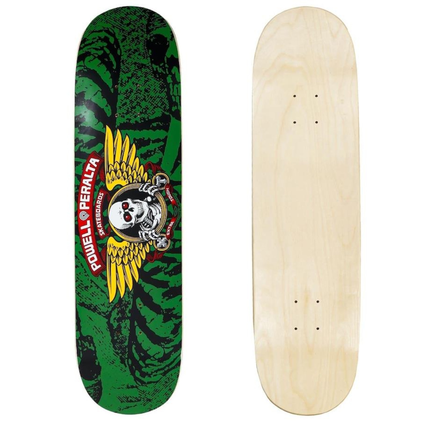 Shape Powell Peralta Winged Ripper Birch 242 K20 Tamanho 8.0 Verde/Amarelo - Foto 1