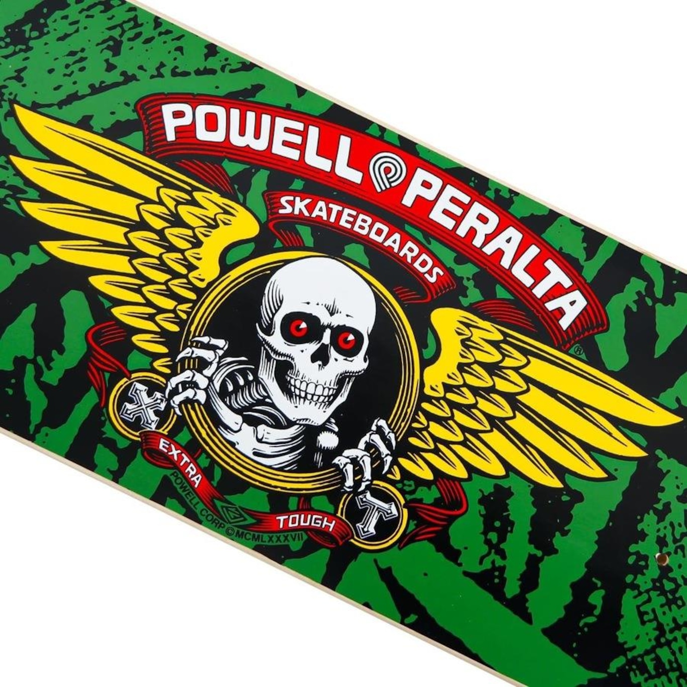 Shape Powell Peralta Winged Ripper Birch 242 K20 Tamanho 8.0 Verde/Amarelo - Foto 3