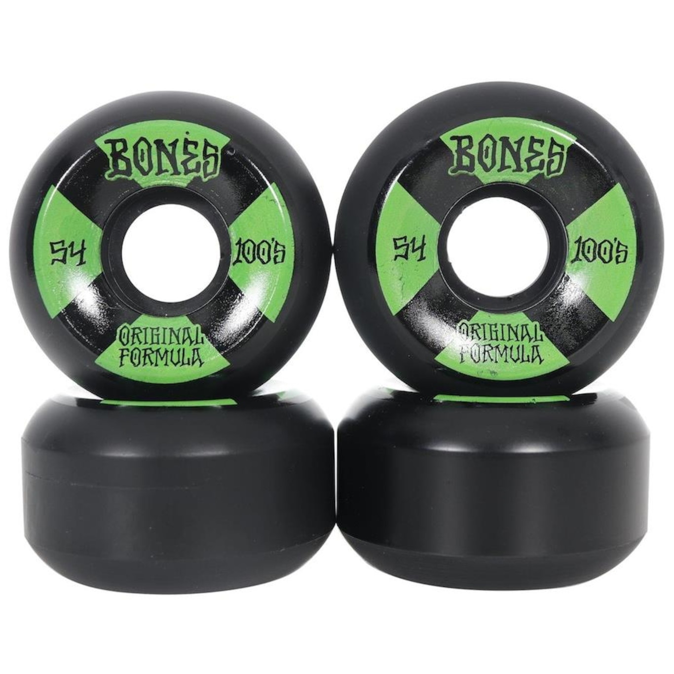 Rodas Bones 100 N4 Og Formula V5 Sidecut Tamanho 54mm - Foto 1