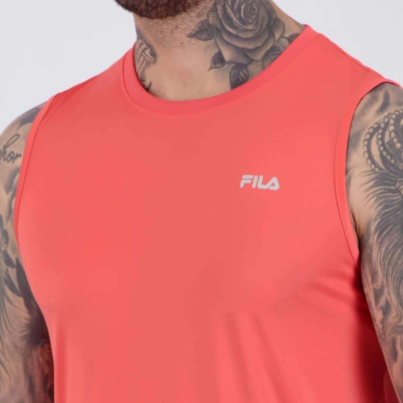 Camiseta Regata Fila Basic Sports Polygin - Masculina - Foto 5