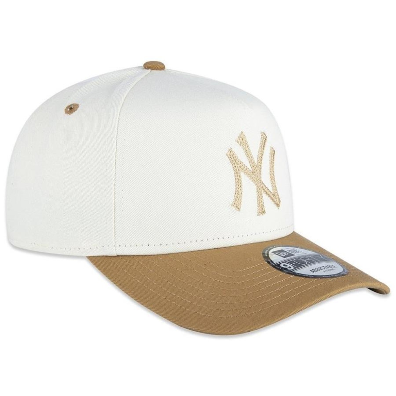 Boné Aba Curva New Era 940 A-Frame New York Yankees Dual - Strapback - Adulto - Foto 4