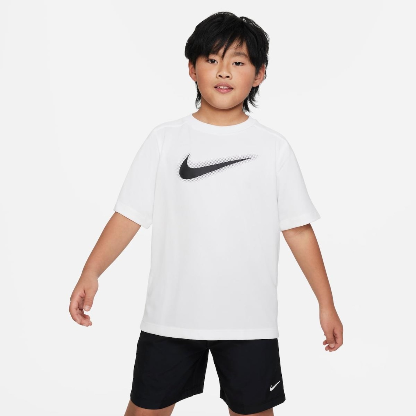 Camiseta Nike Dri-Fit Multi+ Graphic - Infantil - Foto 1