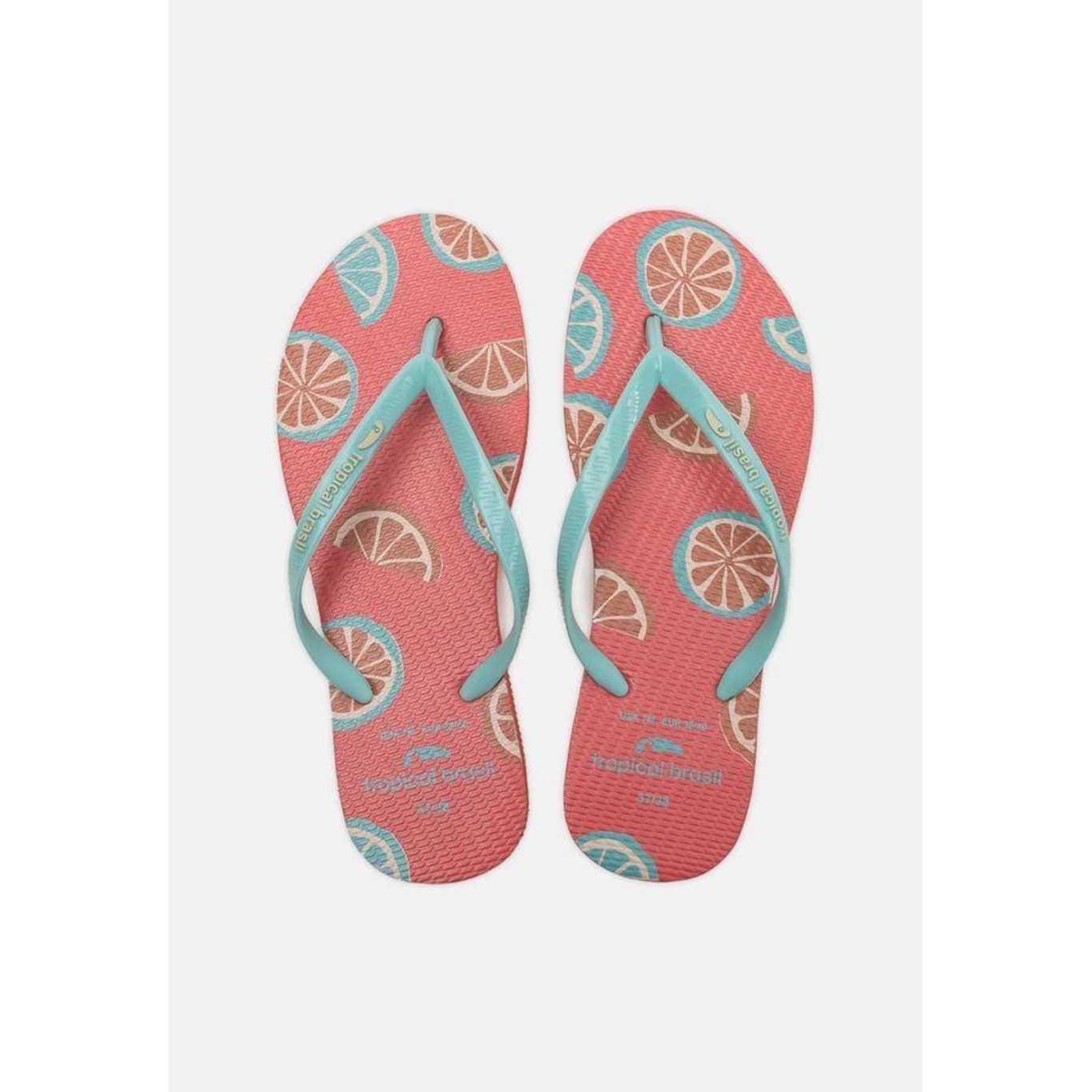 Chinelo Tropical Brasil Estampado Slim - Feminino - Foto 1