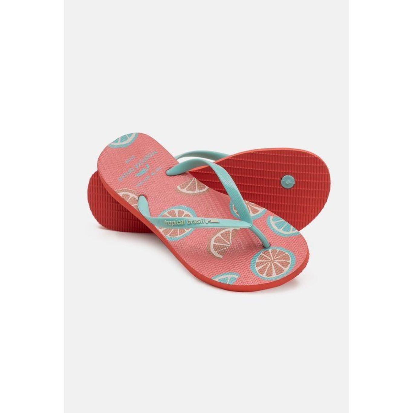 Chinelo Tropical Brasil Estampado Slim - Feminino - Foto 4