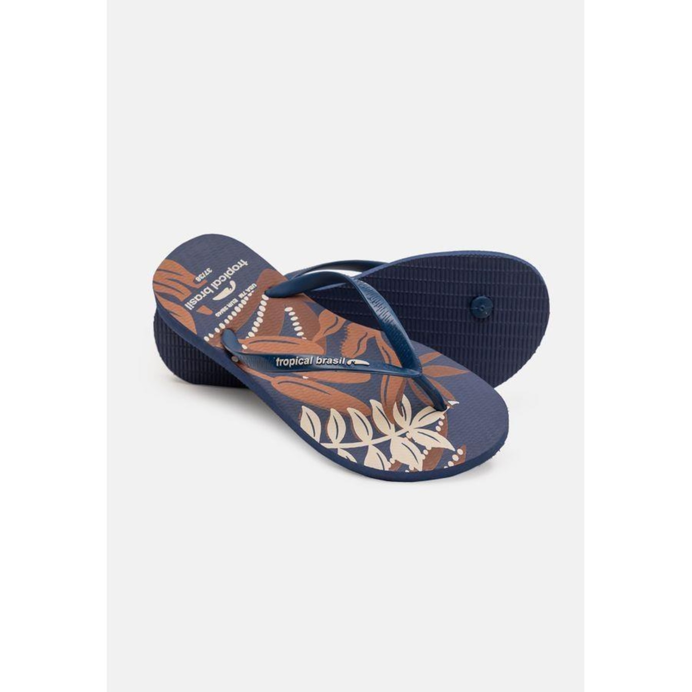 Chinelo Tropical Brasil Estampado Slim - Feminino - Foto 4