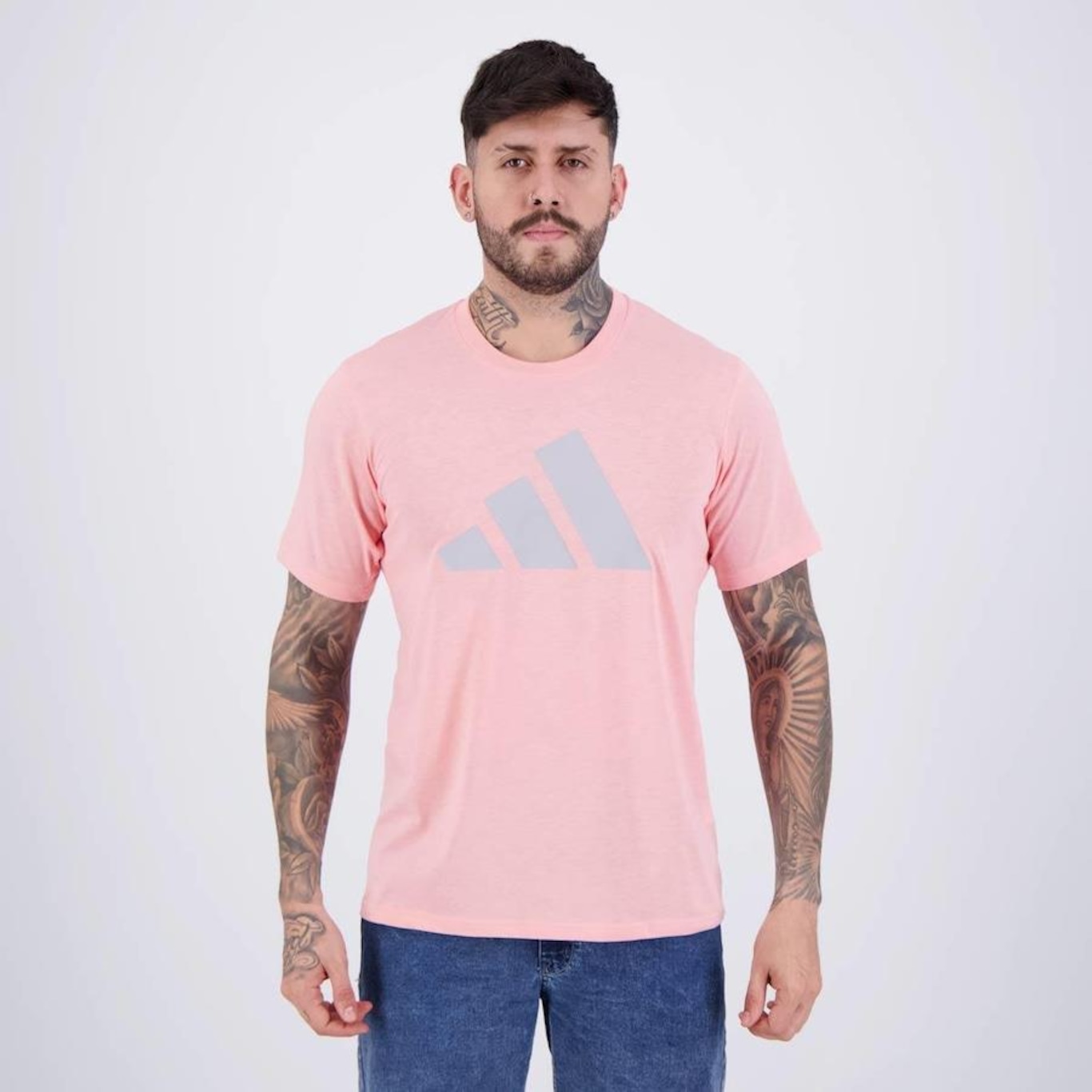 Camiseta adidas Essentials Logo - Masculina - Foto 1