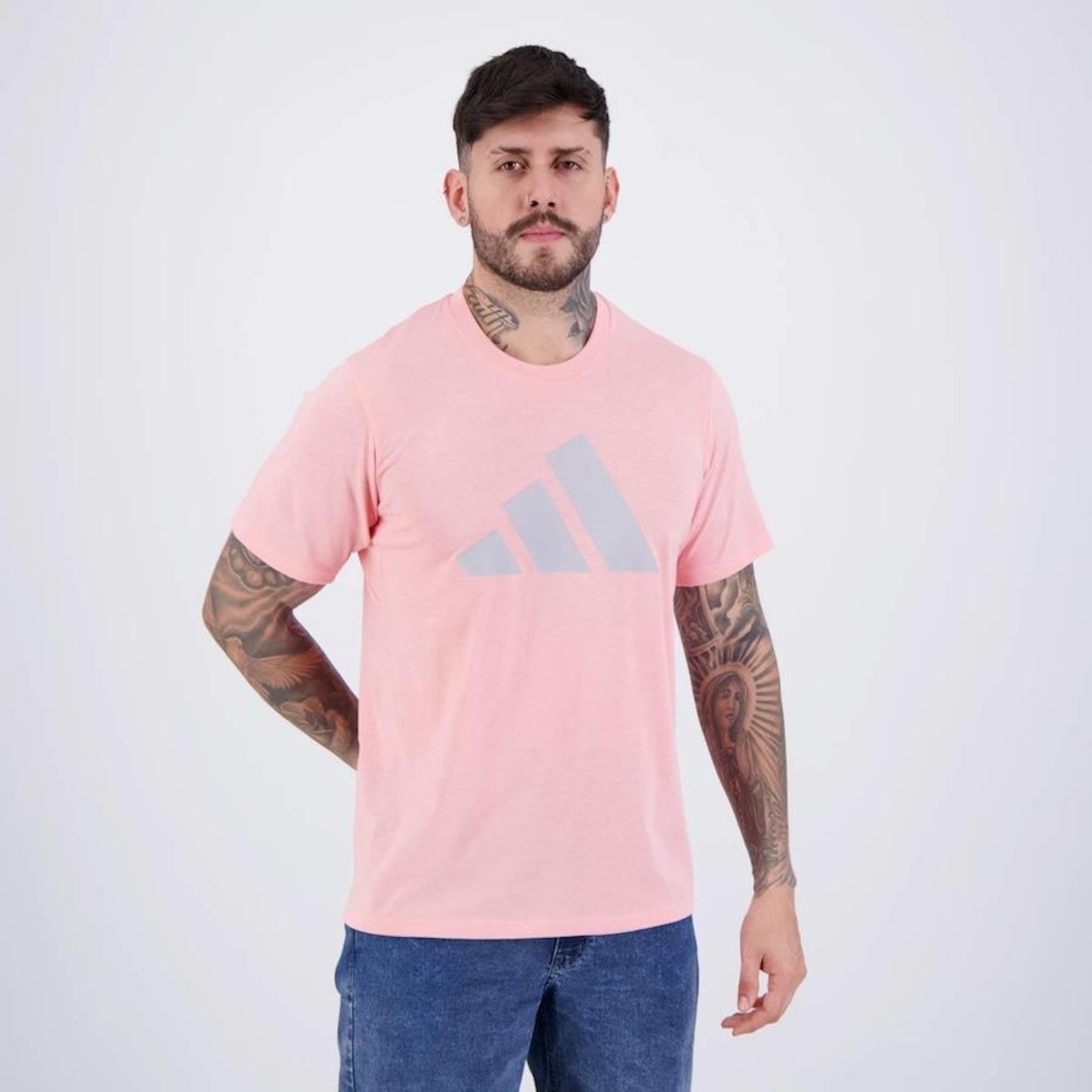 Camiseta adidas Essentials Logo - Masculina - Foto 2