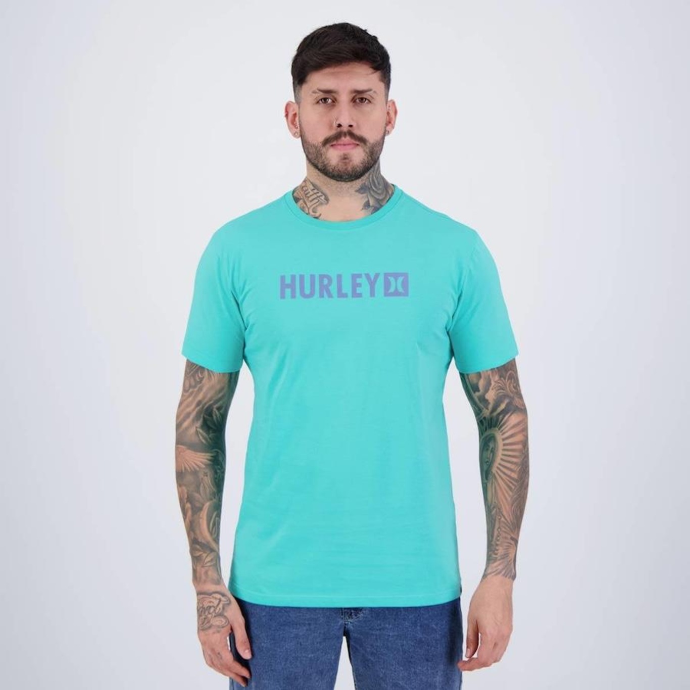 Camiseta Hurley Square - Masculina - Foto 1