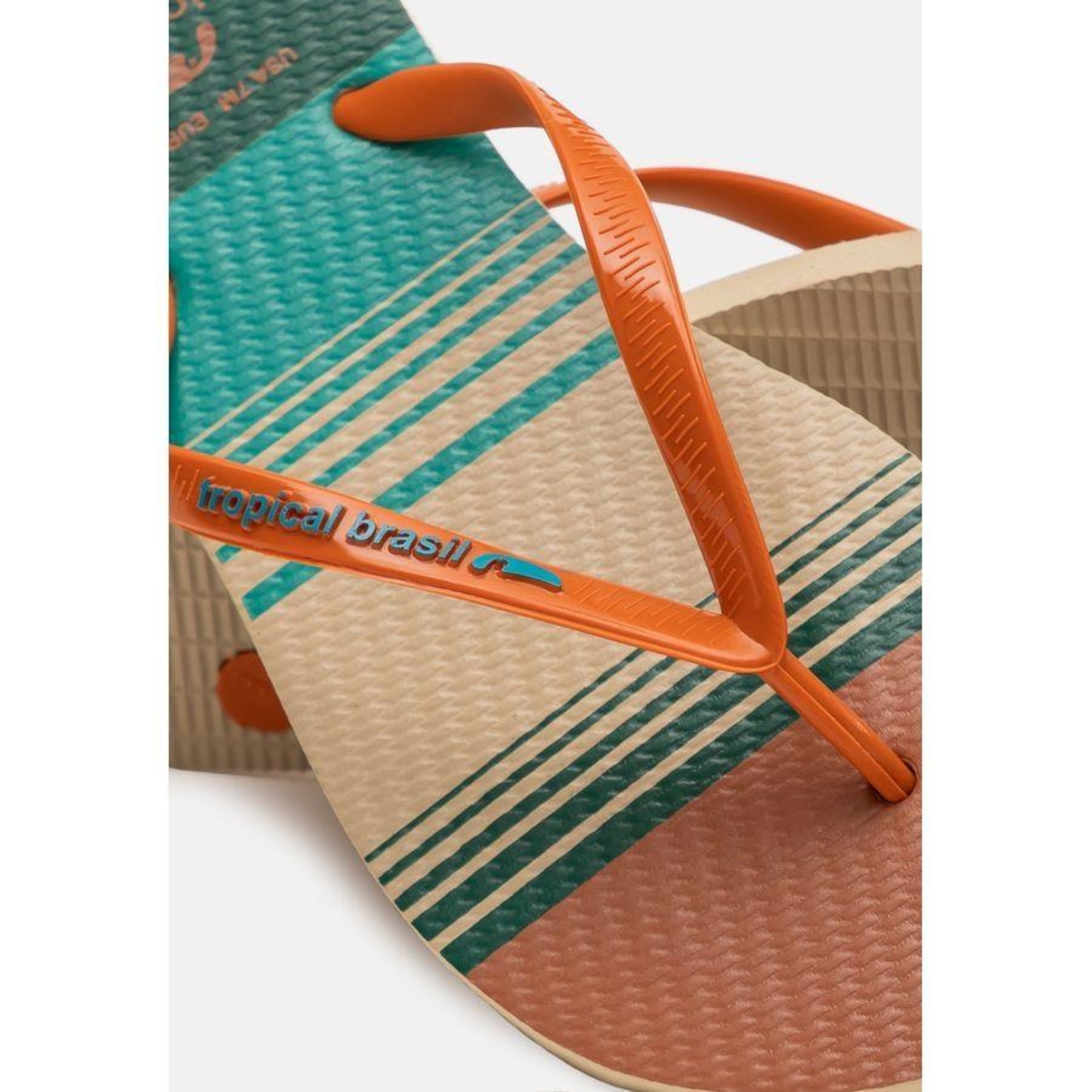 Chinelo Tropical Brasil Estampado Slim - Feminino - Foto 5