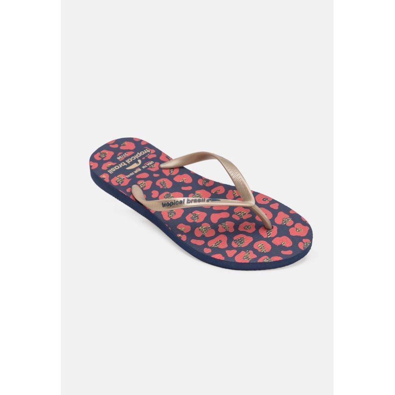 Chinelo Tropical Brasil Estampado Slim - Feminino - Foto 3