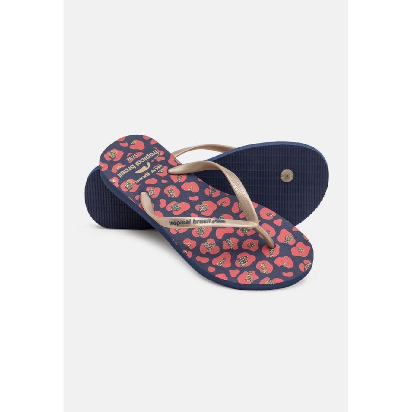 Chinelo Tropical Brasil Estampado Slim - Feminino - Foto 4