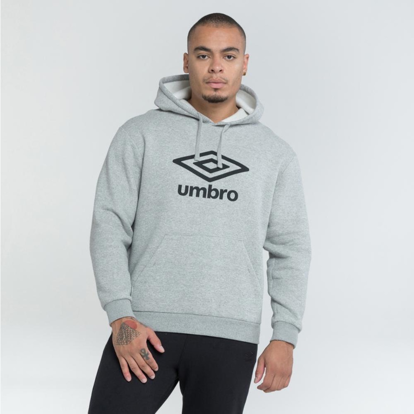 Blusão de Moletom com Capuz Umbro Comfy - Unisex - Foto 1