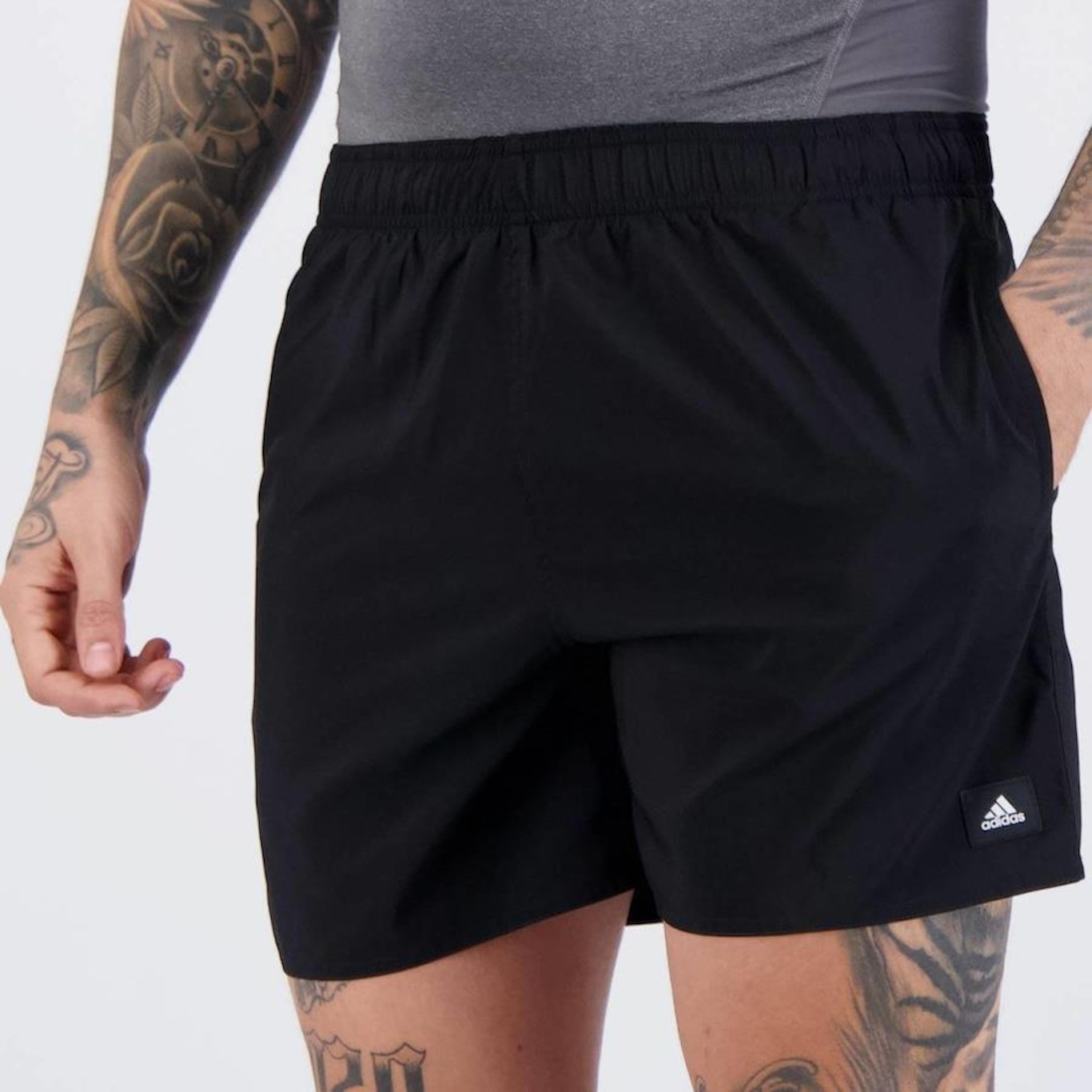 Shorts adidas Natação Classico Sld - Masculino - Foto 3