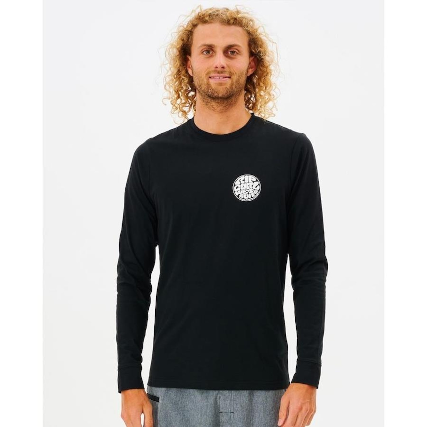 Camiseta de Lycra Rip Curl Rp Icons Of Surf - Masculina - Foto 1