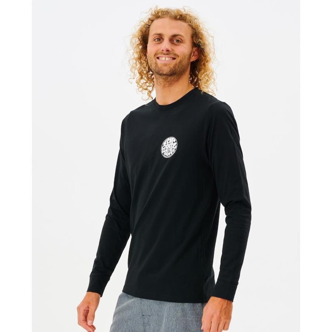 Camiseta de Lycra Rip Curl Rp Icons Of Surf - Masculina - Foto 2