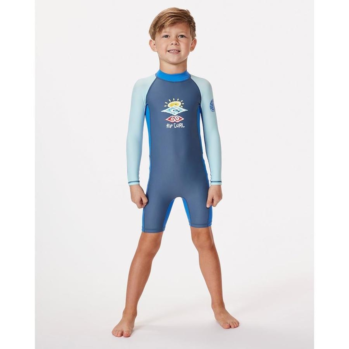 Camiseta Surf Uv Rip Curl Cosmic Upf - Infantil - Foto 1