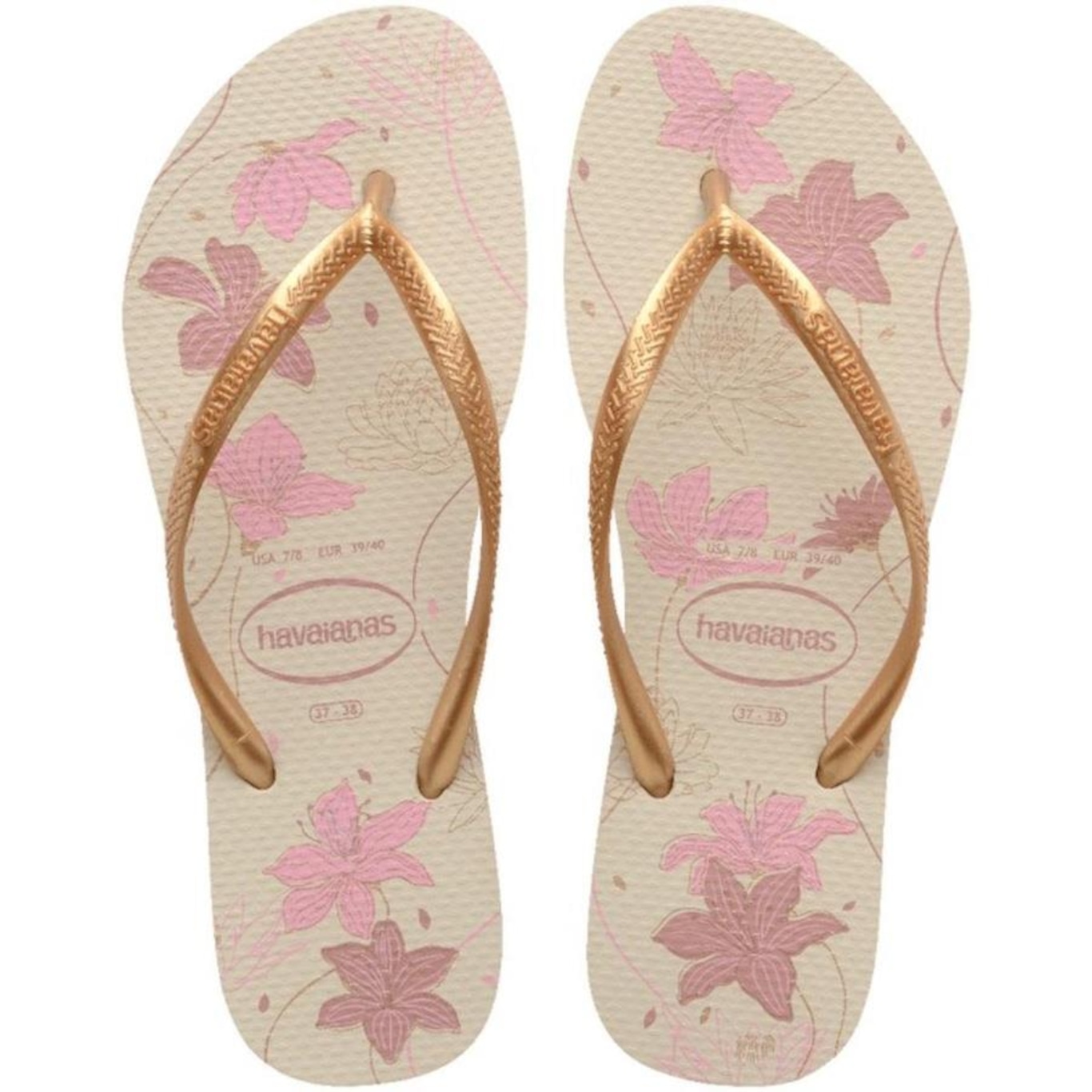 Chinelo Havaianas Slim Organic - Feminino - Foto 1